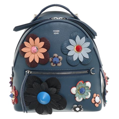 fendi mini flower backpack